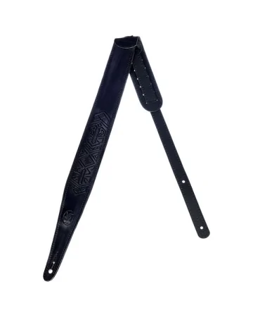 Minotaur Guitar Straps|Our Products|TRIBAL ENGRAVINGS III Guitar & Bass Black