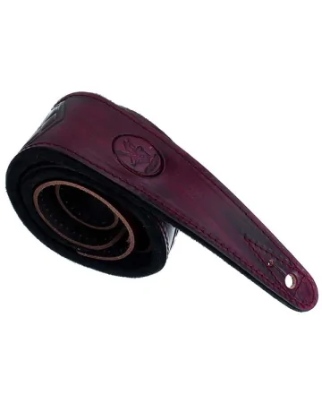 Minotaur Guitar Straps|Our Products|TRIBAL ENGRAVINGS III Guitar & Bass Bordeaux