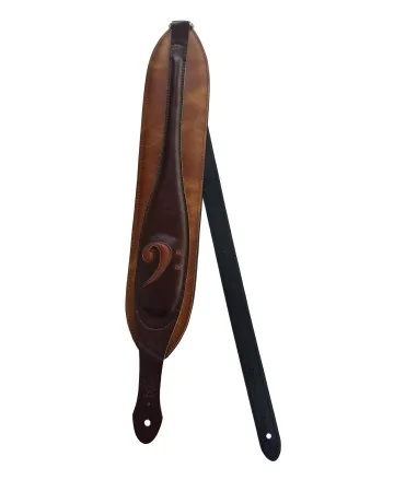 Minotaur Guitar Straps|Our Products|F CLEF Wide Bass Brown