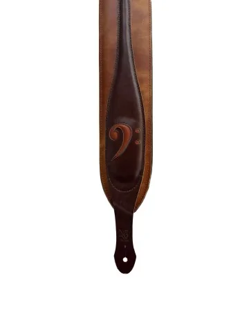 Minotaur Guitar Straps|Our Products|F CLEF Wide Bass Brown