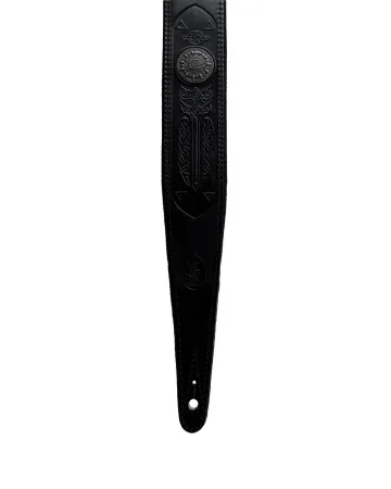 Minotaur Guitar Straps|Our Products|TRIBAL ENGRAVINGS II Guitar & Bass Black