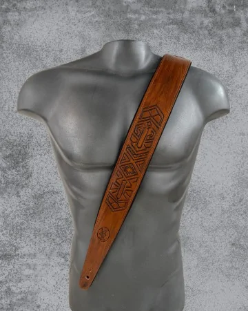 TRIBAL ENGRAVINGS III Guitar & Bass Light Brown