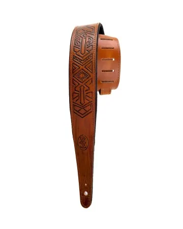 Minotaur Guitar Straps|Our Products|DELUXE BICOLOUR Brown-Black