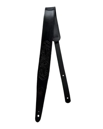 Minotaur Guitar Straps|Our Products|TRIBAL ENGRAVINGS III Guitar & Bass Black