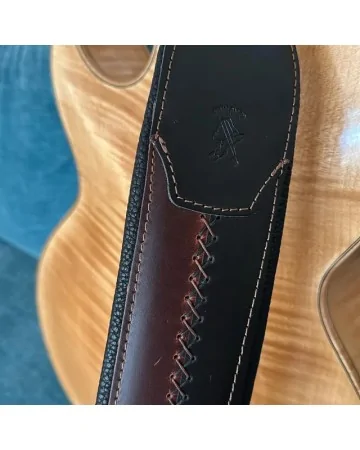 Minotaur Guitar Straps|Our Products|DELUXE BICOLOUR White-Black